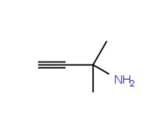 2-Methyl-3-butyn-2-amine (CAS 2978-58-7) - chemical structure image