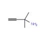 2-Methyl-3-butyn-2-amine (CAS 2978-58-7) - chemical structure image
