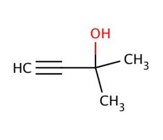 2-Methyl-3-butyn-2-ol (CAS 115-19-5) - chemical structure image