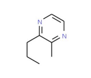 2-Methyl-3-n-propylpyrazine (CAS 15986-80-8) - chemical structure image