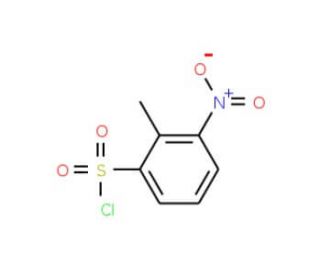 2-methyl-3-nitrobenzenesulfonyl chloride (CAS 56682-04-3) - chemical structure image
