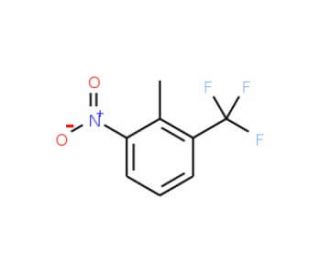 2-Methyl-3-nitrobenzotrifluoride (CAS 6656-49-1) - chemical structure image