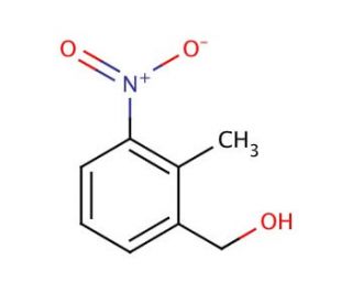 2-Methyl-3-nitrobenzyl alcohol (CAS 23876-13-3) - chemical structure image