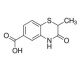 2-methyl-3-oxo-3,4-dihydro-2H-1,4-benzothiazine-6-carboxylic acid (CAS 272437-85-1) - chemical structure image