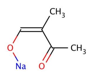 2-Methyl-3-oxobutanal Sodium Salt (CAS 35116-41-7) - chemical structure image
