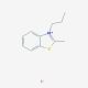 2-Methyl-3-propylbenzothiazolium iodide (CAS 60126-29-6) - chemical structure image