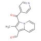 2-Methyl-3-(pyridine-4-carbonyl)-indolizine-1-carbaldehyde - chemical structure image