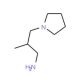 2-methyl-3-(pyrrolidin-1-yl)propan-1-amine - chemical structure image