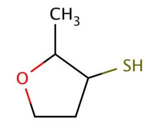 2-Methyl-3-tetrahydrofuranthiol - chemical structure image