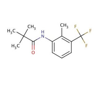 2-Methyl-3-(trifluoromethyl)pivalanilide - chemical structure image