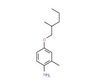 2-Methyl-4-[(2-methylpentyl)oxy]aniline - chemical structure image
