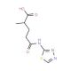 2-Methyl-4-([1,3,4]thiadiazol-2-ylcarbamoyl)-butyric acid (CAS 799258-41-6) - chemical structure image