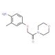 [2-methyl-4-(2-morpholin-4-yl-2-oxoethoxy)phenyl]amine - chemical structure image