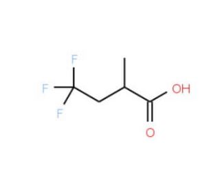 2-Methyl-4,4,4-trifluorobutanoic acid (CAS 99783-23-0) - chemical structure image