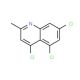 2-Methyl-4,5,7-trichloroquinoline (CAS 203626-80-6) - chemical structure image