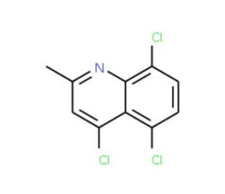 2-Methyl-4,5,8-trichloroquinoline (CAS 1203-36-7) - chemical structure image