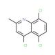 2-Methyl-4,5,8-trichloroquinoline (CAS 1203-36-7) - chemical structure image