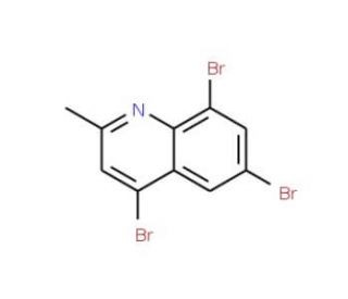 2-Methyl-4,6,8-tribromoquinoline (CAS 500579-52-2) - chemical structure image