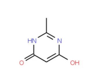 2-methyl-4,6-dihydroxypyrimidine (CAS 1194-22-5) - chemical structure image