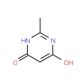 2-methyl-4,6-dihydroxypyrimidine (CAS 1194-22-5) - chemical structure image