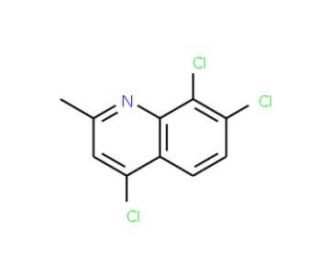 2-Methyl-4,7,8-trichloroquinoline (CAS 108097-02-5) - chemical structure image
