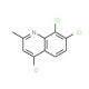 2-Methyl-4,7,8-trichloroquinoline (CAS 108097-02-5) - chemical structure image