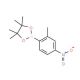 2-methyl-4-nitrophenylboronic acid, pinacol ester (CAS 883715-40-0) - chemical structure image