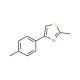 2-Methyl-4-p-tolyl-thiazole (CAS 66047-73-2) - chemical structure image