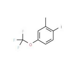 2-Methyl-4-(trifluoromethoxy)iodobenzene (CAS 886763-05-9) - chemical structure image