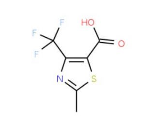 2-Methyl-4-(trifluoromethyl)-1,3-thiazole-5-carboxylic acid (CAS 117724-63-7) - chemical structure image