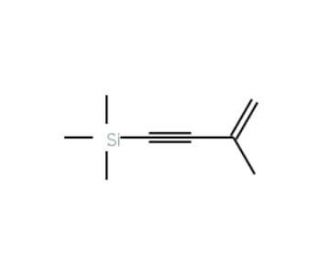 2-Methyl-4-trimethylsilyl-1-buten-3-yne (CAS 18387-60-5) - chemical structure image
