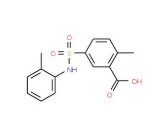 2-methyl-5-{[(2-methylphenyl)amino]sulfonyl}benzoic acid - chemical structure image