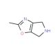 2-Methyl-5,6-dihydro-4H-pyrrolo[3,4-d]oxazole (CAS 885273-92-7) - chemical structure image