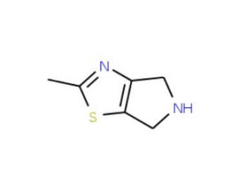 2-Methyl-5,6-dihydro-4H-pyrrolo[3,4-d]thiazole (CAS 773031-79-1) - chemical structure image