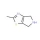 2-Methyl-5,6-dihydro-4H-pyrrolo[3,4-d]thiazole (CAS 773031-79-1) - chemical structure image