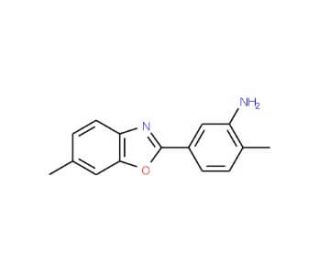 2-Methyl-5-(6-methyl-benzooxazol-2-yl)-phenylamine - chemical structure image