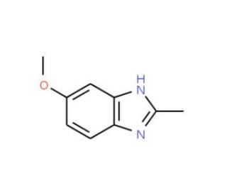 2-Methyl-5-methoxybenzimidazole (CAS 4887-81-4) - chemical structure image