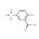 2-methyl-5-(methylsulfonyl)benzoic acid - chemical structure image