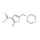 2-Methyl-5-morpholin-4-ylmethyl-furan-3-carboxylic acid - chemical structure image
