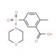 2-Methyl-5-(morpholine-4-sulfonyl)-benzoic acid - chemical structure image