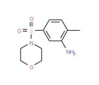 2-Methyl-5-(morpholine-4-sulfonyl)-phenylamine (CAS 21447-56-3) - chemical structure image