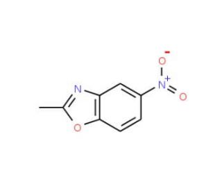 2-Methyl-5-nitro-1,3-benzoxazole (CAS 32046-51-8) - chemical structure image