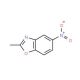 2-Methyl-5-nitro-1,3-benzoxazole (CAS 32046-51-8) - chemical structure image