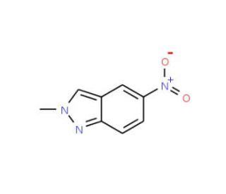 2-Methyl-5-nitro-2H-indazole (CAS 5228-48-8) - chemical structure image