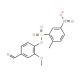 2-Methyl-5-nitro-benzenesulfonic acid 4-formyl-2-methoxy-phenyl ester - chemical structure image