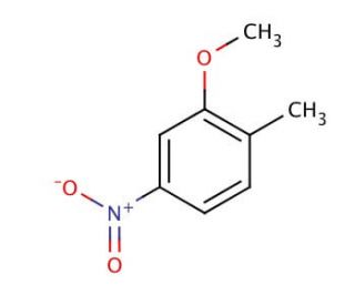 2-Methyl-5-nitroanisole (CAS 13120-77-9) - chemical structure image