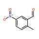 2-Methyl-5-nitrobenzaldehyde (CAS 16634-91-6) - chemical structure image