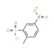 2-Methyl-5-nitrobenzenesulfonyl chloride (CAS 121-02-8) - chemical structure image