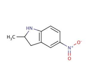 2-Methyl-5-nitroindoline (CAS 115210-54-3) - chemical structure image