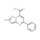2-Methyl-5-phenyl-pyrazolo[1,5-a]pyrimidine-7-carboxylic acid - chemical structure image